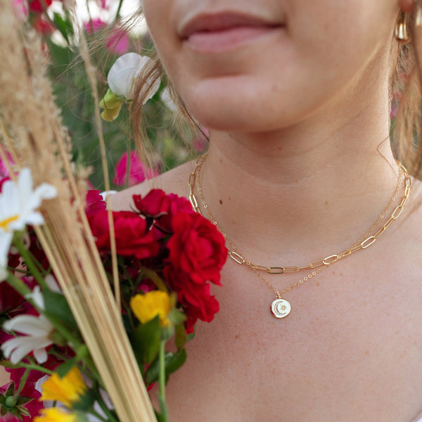 Celeste Necklace - Pink Moon Jewelry 