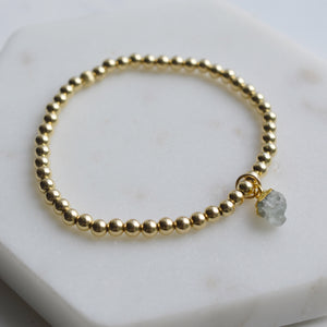 Tranquility Bracelet - Gold - Pink Moon Jewelry 