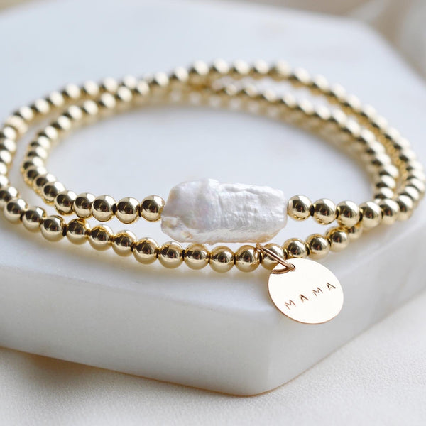 Biwa Pearl Bracelet - Pink Moon Jewelry 